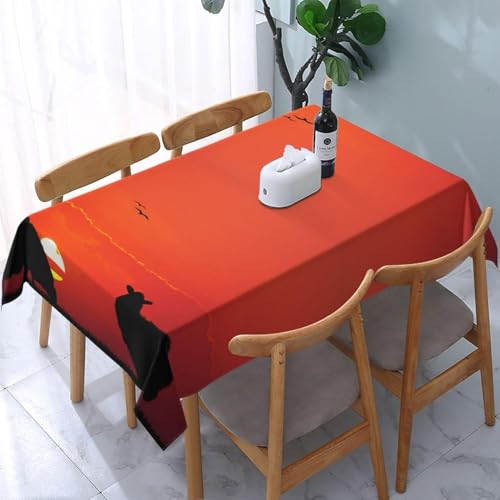 Tischdecke Abwaschbar Schaf Outdoor Rechteckig 140x350 cm 3D Tischdecken Sonnenaufgangs-Farmlandschaft, Tischtuch Ornamente Polyester Gartentischdecke 350x140 Tischwäsche Wetterfest a-5839 Tischdecke Abwaschbar Schaf Outdoor Rechteckig 140x350 cm 3D Tischdecken Sonnenaufgangs-Farmlandschaft, Tischtuch Ornamente Polyester Gartentischdecke 350x140 Tischwäsche Wetterfest a-5839 von Aozhiswe