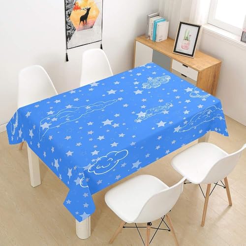 Tischdecke Abwaschbar Sternennebel Rechteckig 140x350 cm 3D Tischdecken Niedlich Blau, Tischtuch Ornamente Polyester Gartentischdecke 350x140 Tischwäsche Küche Party a-249 Tischdecke Abwaschbar Sternennebel Rechteckig 140x350 cm 3D Tischdecken Niedlich Blau, Tischtuch Ornamente Polyester Gartentischdecke 350x140 Tischwäsche Küche Party a-249 von Aozhiswe