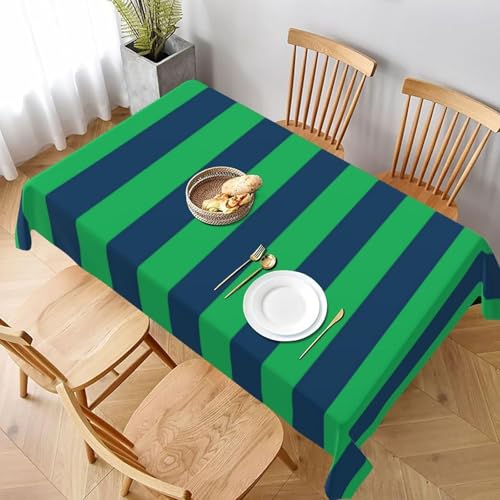 Tischdecke Abwaschbar Streifen Outdoor Rechteckig 140x280 cm 3D Tischdecken Grün-Marineblau, Tischtuch Ornamente Polyester Gartentischdecke 280x140 Tischwäsche Wetterfest a-4047 Tischdecke Abwaschbar Streifen Outdoor Rechteckig 140x280 cm 3D Tischdecken Grün-Marineblau, Tischtuch Ornamente Polyester Gartentischdecke 280x140 Tischwäsche Wetterfest a-4047 von Aozhiswe
