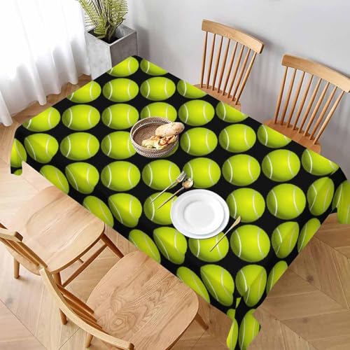 Tischdecke Abwaschbar Tennis Outdoor Quadratisch 90x90 cm 3D Tischdecken Grüner Tennisball, Tischtuch Ornamente Polyester Gartentischdecke 90 x 90 Tischwäsche Wetterfest a-2461 Tischdecke Abwaschbar Tennis Outdoor Quadratisch 90x90 cm 3D Tischdecken Grüner Tennisball, Tischtuch Ornamente Polyester Gartentischdecke 90 x 90 Tischwäsche Wetterfest a-2461 von Aozhiswe