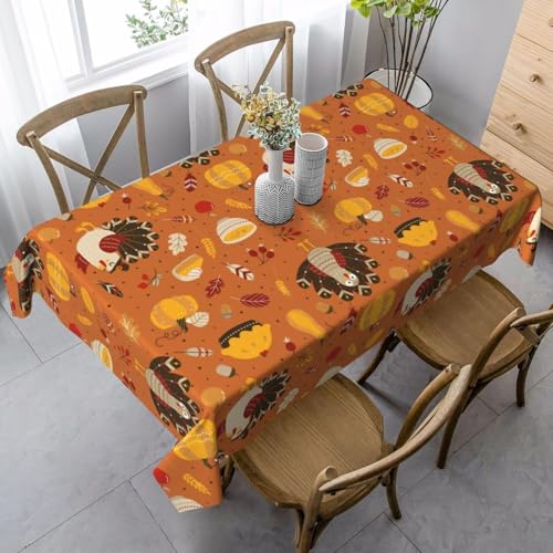 Tischdecke Abwaschbar Thanksgiving-Herbst Outdoor Quadratisch 90x90 cm 3D Tischdecken Truthahn, Tischtuch Ornamente Polyester Gartentischdecke 90 x 90 Tischwäsche Wetterfest a-2641 Tischdecke Abwaschbar Thanksgiving-Herbst Outdoor Quadratisch 90x90 cm 3D Tischdecken Truthahn, Tischtuch Ornamente Polyester Gartentischdecke 90 x 90 Tischwäsche Wetterfest a-2641 von Aozhiswe