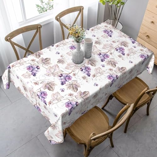 Tischdecke Abwaschbar Weintrauben Rechteckig 140x280 cm 3D Tischdecken Obst, Tischtuch Ornamente Polyester Gartentischdecke 280x140 Tischwäsche Küche Party a-537 Tischdecke Abwaschbar Weintrauben Rechteckig 140x280 cm 3D Tischdecken Obst, Tischtuch Ornamente Polyester Gartentischdecke 280x140 Tischwäsche Küche Party a-537 von Aozhiswe