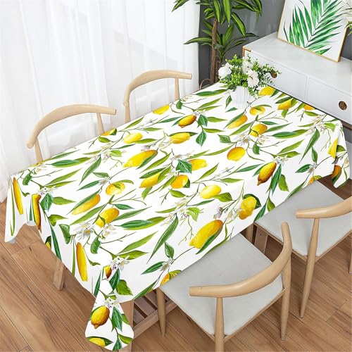 Tischdecke Abwaschbar Zitrone Rechteckig 140x240 cm 3D Tischdecken Früchte, Tischtuch Ornamente Polyester Gartentischdecke 240x140 Tischwäsche Küche Party a-546 Tischdecke Abwaschbar Zitrone Rechteckig 140x240 cm 3D Tischdecken Früchte, Tischtuch Ornamente Polyester Gartentischdecke 240x140 Tischwäsche Küche Party a-546 von Aozhiswe