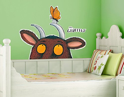 Apalis Wandtattoo Babyzimmer Wald Grüffelo - Mit Schmetterling, 46x60 cm von Apalis