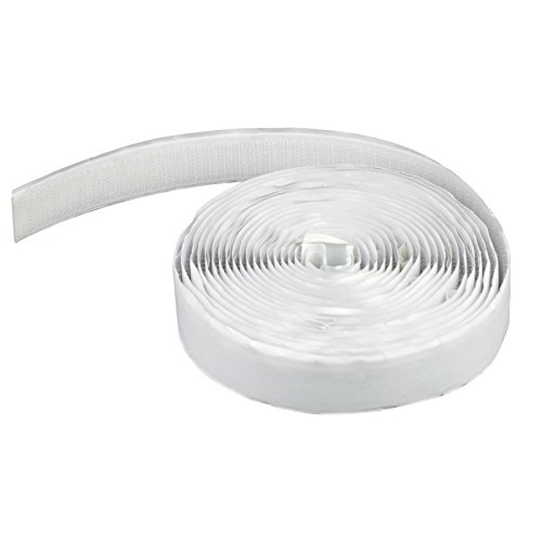 Apalus 6.30m Haken Klettband für Fliegengitter, Insektenschutz Vorhänge, Fensterabdichtungen für Mobile Klimaanlagen und Haushalt, Selbstklebend 20mm breit, Klebeband in Weiß, Ohne Flauschband Apalus 6.30m Haken Klettband für Fliegengitter, Insektenschutz Vorhänge, Fensterabdichtungen für Mobile Klimaanlagen und Haushalt, Selbstklebend 20mm breit, Klebeband in Weiß, Ohne Flauschband von Apalus