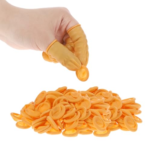 100Stück Fingerlinge aus Latex,Antistatische Fingerlinge,Latex Finger Cot,Wasserdicht Fingerschutz Fingerabdeckung,Fingerverbände Finger Schutzkappe,Fingerkuppenschutz,für Kosmetik Reinigung Reparatur 100Stück Fingerlinge aus Latex,Antistatische Fingerlinge,Latex Finger Cot,Wasserdicht Fingerschutz Fingerabdeckung,Fingerverbände Finger Schutzkappe,Fingerkuppenschutz,für Kosmetik Reinigung Reparatur von Apausvcm