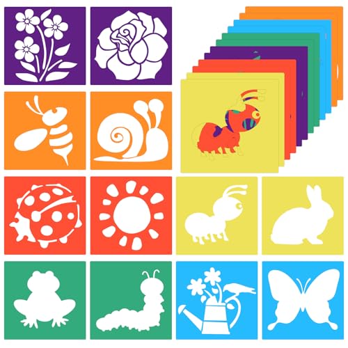 12 Stück Schablonen für Kinder,Schablonen Kinder Malschablonen Set,20 X 20 Cm Cartoon Malen Tierschablonen,Wiederverwendbar Malerei Schablonen aus Kunststoff,Zeichenschablonen für Papier Wänden Holz 12 Stück Schablonen für Kinder,Schablonen Kinder Malschablonen Set,20 X 20 Cm Cartoon Malen Tierschablonen,Wiederverwendbar Malerei Schablonen aus Kunststoff,Zeichenschablonen für Papier Wänden Holz von Apausvcm
