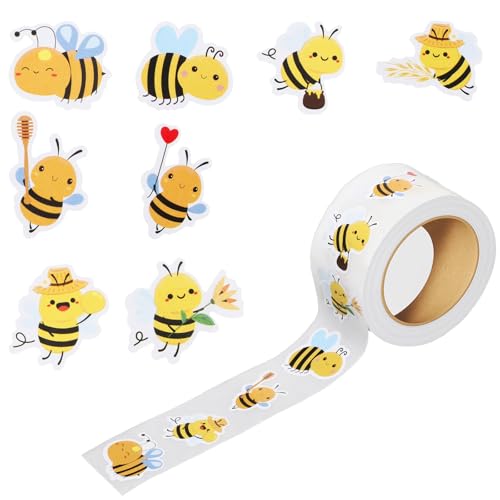 500Stk Biene Aufkleber,Biene Belohnungsaufkleber,Kleine Bienen Aufkleber,Bienen Aufklebers Rolle,Wasserfest Aufklebers Bienes,Bienes Aufklebe Tiere Kinder Bee Sticker für Scrapbooking DIY Handwerk 500Stk Biene Aufkleber,Biene Belohnungsaufkleber,Kleine Bienen Aufkleber,Bienen Aufklebers Rolle,Wasserfest Aufklebers Bienes,Bienes Aufklebe Tiere Kinder Bee Sticker für Scrapbooking DIY Handwerk von Apausvcm