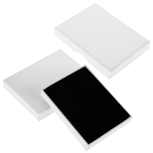 Apausvcm 2 Stk Schmuck Geschenkbox,Weiß Kleine Schmuckschatulle,Armband Halskette Geschenkbox Schmuckschachtel,Schmuck Organizers für Armbänder Armreife Ring Halskette Weihnachten Hochzeitsgeschenken Apausvcm 2 Stk Schmuck Geschenkbox,Weiß Kleine Schmuckschatulle,Armband Halskette Geschenkbox Schmuckschachtel,Schmuck Organizers für Armbänder Armreife Ring Halskette Weihnachten Hochzeitsgeschenken von Apausvcm