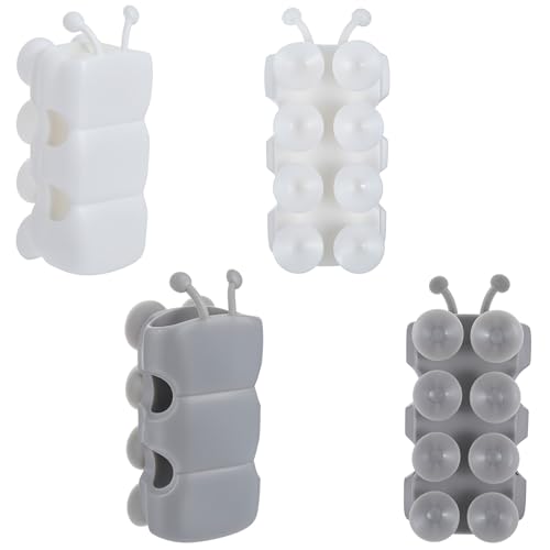 Apausvcm 4 Stück Duschkopf Silikon Halterung,Duschkopfhalterung Ohne Bohren,Selbstklebender Duschbrause Halterung Handbrause,Silikon Saugnapf Verstellbar Brausehalter,Selbstklebender Duschkopf Halter Apausvcm 4 Stück Duschkopf Silikon Halterung,Duschkopfhalterung Ohne Bohren,Selbstklebender Duschbrause Halterung Handbrause,Silikon Saugnapf Verstellbar Brausehalter,Selbstklebender Duschkopf Halter von Apausvcm