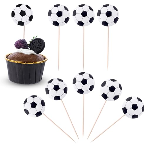 Apausvcm 48 Stück Fussball Tortendeko,Kinder Fußball Kuchen Deko,Geburtstag Kinder Fußball Cupcake Topper,Fussball Geburtstagstorte Topper Deko,für Junge Geburtstagsfeie Babyparty Fußball-Mottoparty Apausvcm 48 Stück Fussball Tortendeko,Kinder Fußball Kuchen Deko,Geburtstag Kinder Fußball Cupcake Topper,Fussball Geburtstagstorte Topper Deko,für Junge Geburtstagsfeie Babyparty Fußball-Mottoparty von Apausvcm