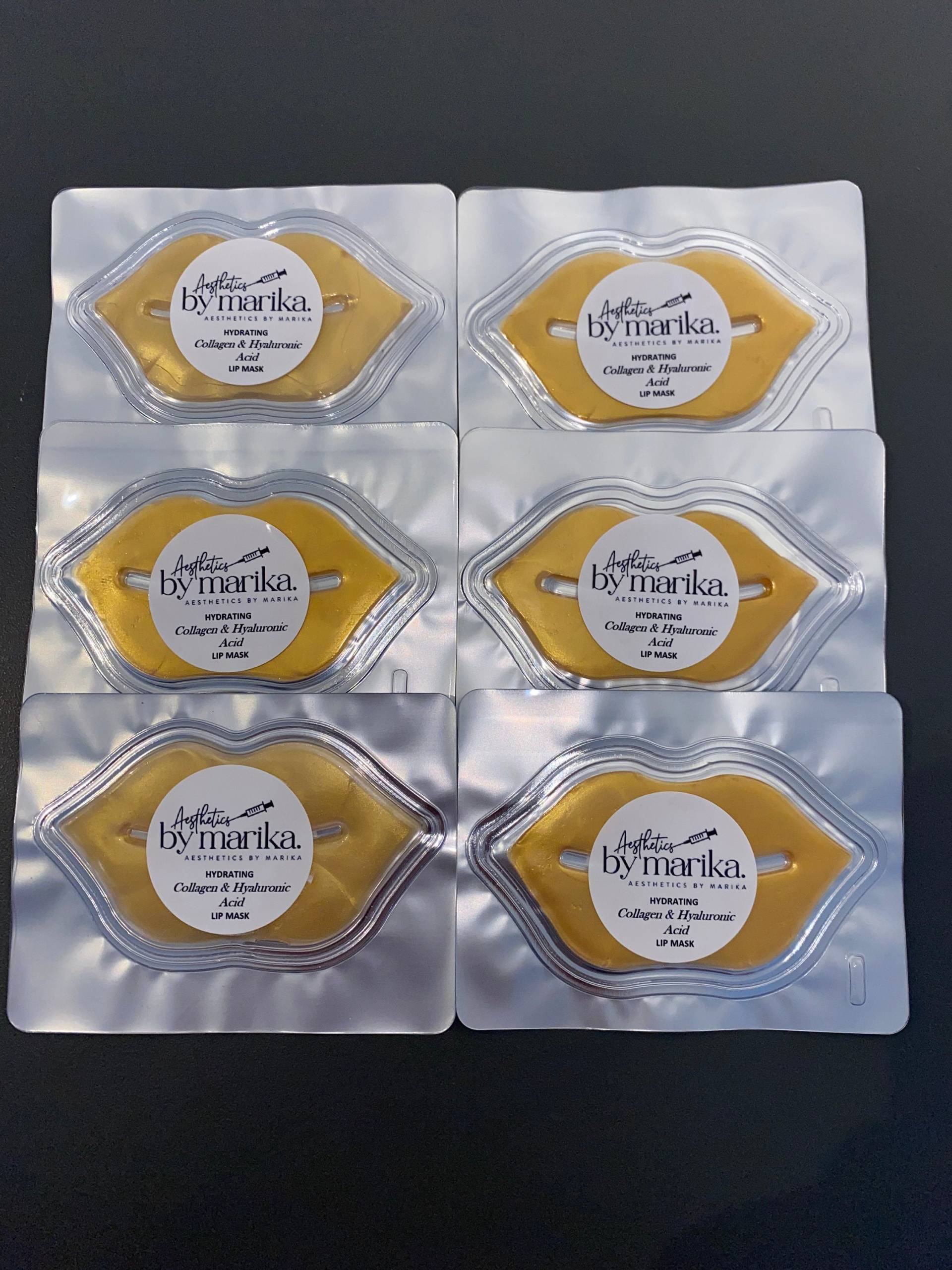 20 Personalisierte Collagen Lippen- & Augenmasken - Plumping Und Feuchtigkeitsspendend Hyaluronsäure Nachsorge Beruhigende Trockene Lippen Vaseline von AphroditeAftercare