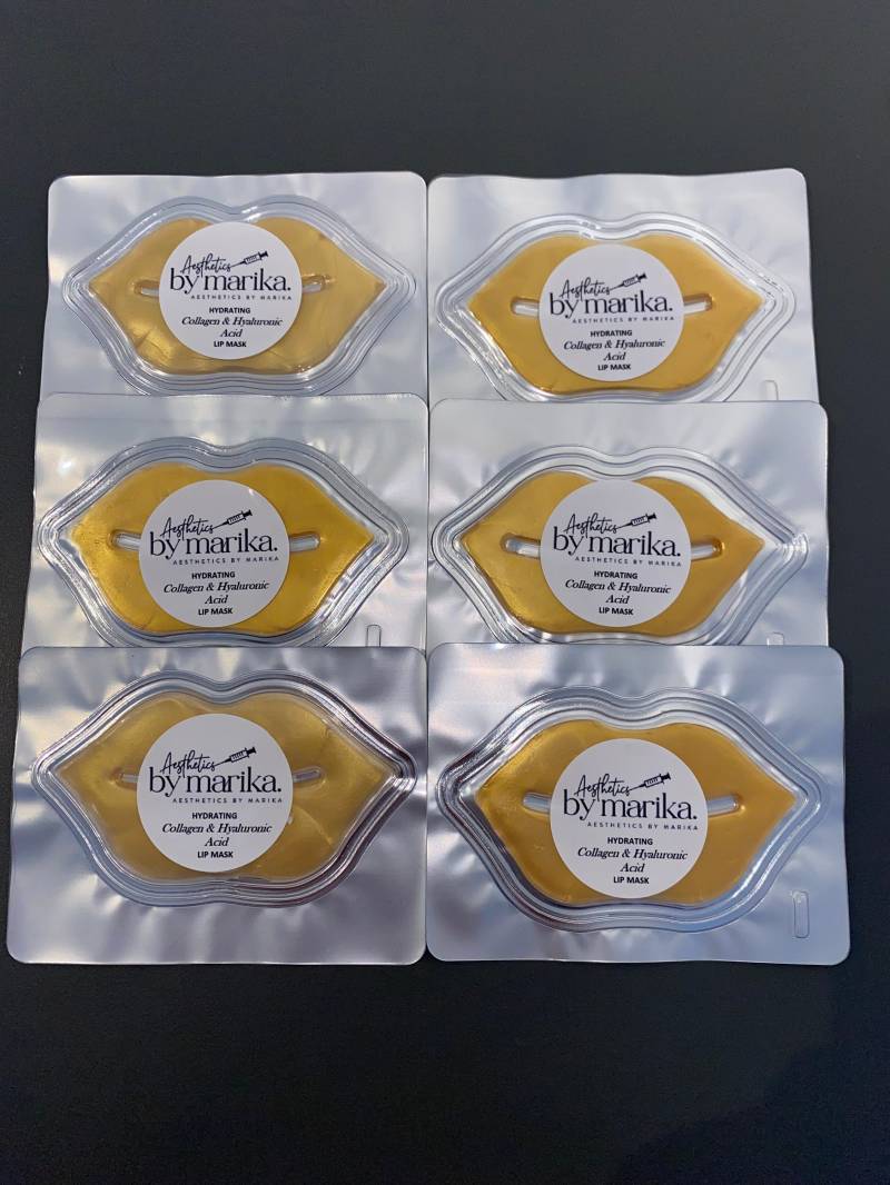 20 Personalisierte Collagen Lippen- & Augenmasken - Plumping Und Feuchtigkeitsspendend Hyaluronsäure Nachsorge Beruhigende Trockene Lippen Vaseline von AphroditeAftercare
