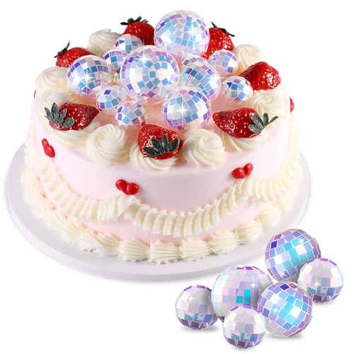 Disco-Kuchenaufsatz, 3 Größen, Laser-Violett, Happy Birthday-Kuchenspieße, 70er-Jahre-Tanz-Partyzubehör, kleine Discokugeln, Dessert-Zubehör für 80er-Jahre Diskotheken, Themen-Geburtstag, Weihnachten Disco-Kuchenaufsatz, 3 Größen, Laser-Violett, Happy Birthday-Kuchenspieße, 70er-Jahre-Tanz-Partyzubehör, kleine Discokugeln, Dessert-Zubehör für 80er-Jahre Diskotheken, Themen-Geburtstag, Weihnachten von Aphumedc