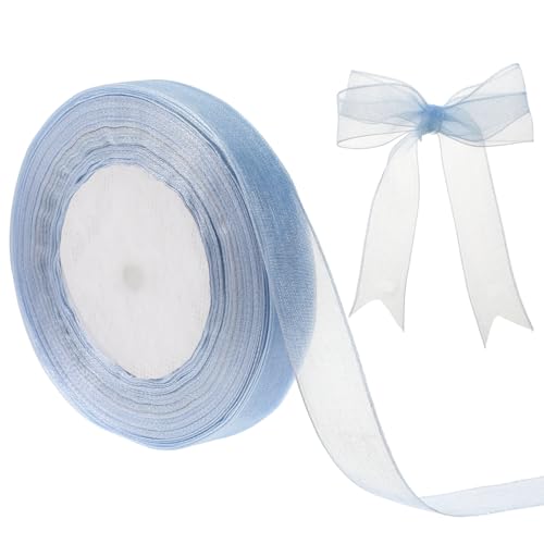 Organzaband, 1,8 cm, durchsichtiges Organzaband, 45,7 m, Chiffonbänder für Geschenkverpackungen, Blumensträuße, Bastelbänder, Hochzeitskränze, Einladungen, Weihnachten, Halloween-Dekoration Organzaband, 1,8 cm, durchsichtiges Organzaband, 45,7 m, Chiffonbänder für Geschenkverpackungen, Blumensträuße, Bastelbänder, Hochzeitskränze, Einladungen, Weihnachten, Halloween-Dekoration von Aphumedc