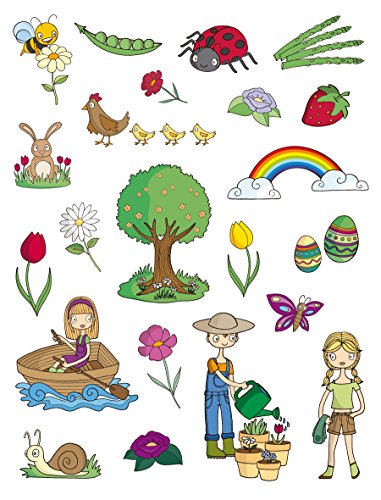 APLI Kids 11614 - Tasche von Gummibändern, 3 Blatt, Frühling APLI Kids 11614 - Tasche von Gummibändern, 3 Blatt, Frühling von APLI Kids