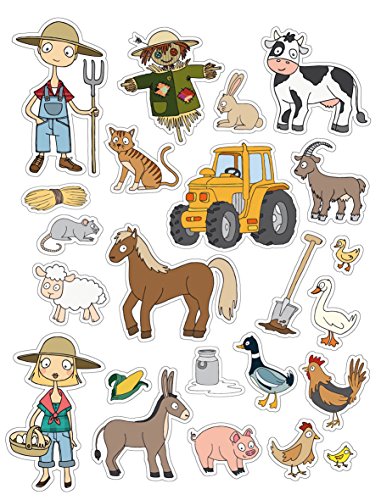 APLI, Aufkleber La Farm 3 hojas APLI, Aufkleber La Farm 3 hojas von APLI Kids