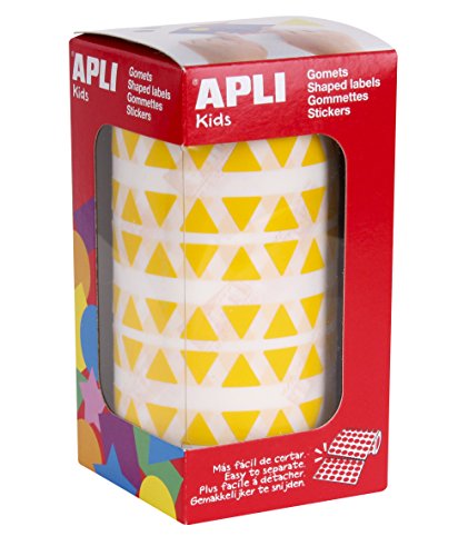 APLI Kids Dreieck - 10,5 mm triángulo gelb von APLI Kids