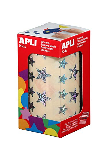 APLI Kids Stern - 12,5 + 19,5 mm estrella Holographisch APLI Kids Stern - 12,5 + 19,5 mm estrella Holographisch von APLI Kids