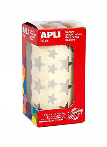 APLI Kids 11117 - Gummirolle Stern silber von APLI Kids