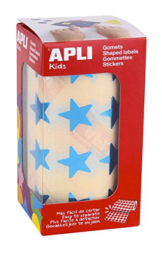APLI Kids Stern - 19,5 mm estrella blau metallic von APLI Kids