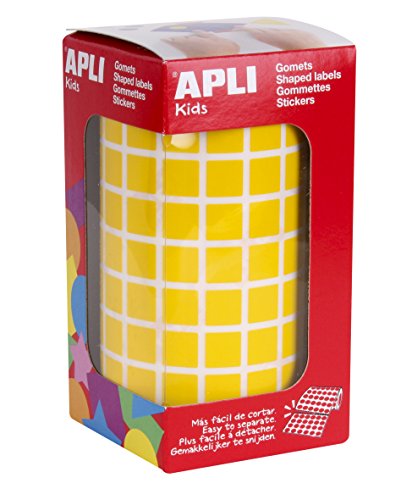 APLI Kids quadratisch - 10 mm cuadrado gelb von APLI Kids