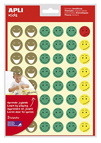 Apli Kids 12791 Smile Sticker (3 Stück) von APLI Kids