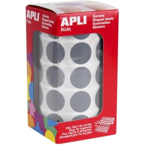 Apli Kids 16725 Rollos, rund, Grau, 20,0 mm von APLI Kids