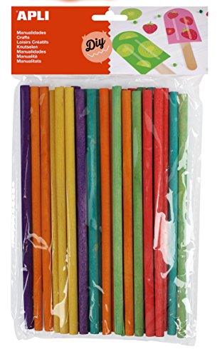 Apli Kids – Beutel aus Polystyrol Runde Stöcke 150 x 5 mm sortiert Apli Kids – Beutel aus Polystyrol Runde Stöcke 150 x 5 mm sortiert von APLI Kids