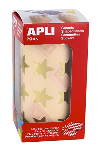 APLI Kids 12044, gummirolle, Gold, 19,5 mm von APLI Kids