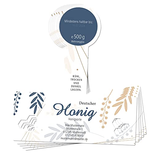 Apoidea – Honig Etiketten Cut-Out mit Gewährverschluss selbstklebend & personalisierbar - 50 Stück/Etiketten Honiggläser 500g / Honig Aufkleber für selbstgemachten Honig/Honigetiketten Apoidea – Honig Etiketten Cut-Out mit Gewährverschluss selbstklebend & personalisierbar - 50 Stück/Etiketten Honiggläser 500g / Honig Aufkleber für selbstgemachten Honig/Honigetiketten von Apoidea