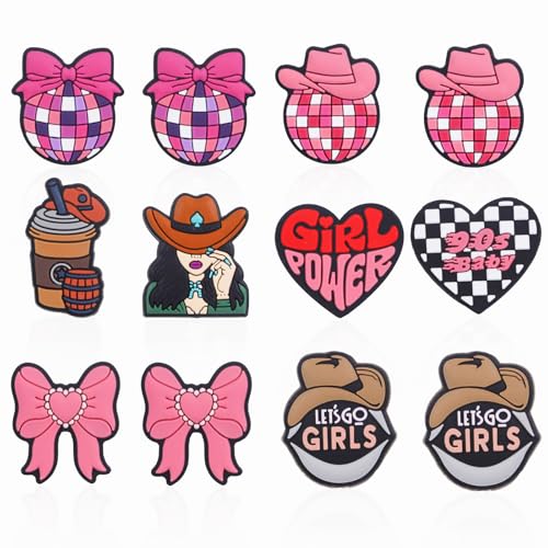 Aposwow Cowgirl Silikonperlen für Schlüsselanhängerherstellung, 12 Stück, rosa Western-Schleifen, Silikon-Fokal-Perlen für Stifte, Bastel- und Schmuckherstellungs-Set Aposwow Cowgirl Silikonperlen für Schlüsselanhängerherstellung, 12 Stück, rosa Western-Schleifen, Silikon-Fokal-Perlen für Stifte, Bastel- und Schmuckherstellungs-Set von Aposwow