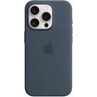 Apple Silikon Case mit MagSafe Handy-Cover für Apple iPhone 15 Pro sturmblau von Apple