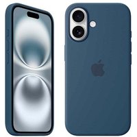 Apple Silikon Case mit MagSafe Handy-Cover für Apple iPhone 16 denim von Apple