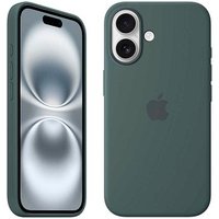 Apple Silikon Case mit MagSafe Handy-Cover für Apple iPhone 16 seegrün von Apple