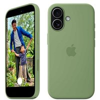 Apple Silikon Case mit MagSafe Handy-Cover für Apple iPhone 17 hellmoosgrün von Apple