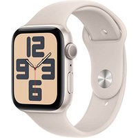 Apple Watch SE 44 mm Aluminium (GPS) Sportarmband S/M  polarstern von Apple
