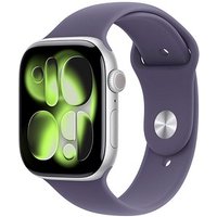 Apple Watch Series 11 46 mm Aluminium (GPS+Cellular) Sportarmband M/L  nebelviolett, silber von Apple