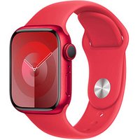 Apple Watch Series 9 41 mm Aluminium (GPS) Sportarmband S/M  (PRODUCT)RED von Apple