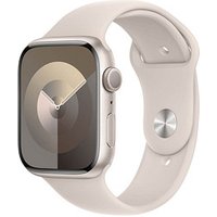 Apple Watch Series 9 45 mm Aluminium (GPS) Sportarmband M/L  polarstern von Apple