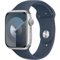 Apple Watch Series 9 45 mm Aluminium (GPS) Sportarmband M/L  silber von Apple