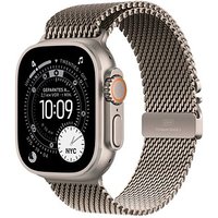Apple Watch Ultra 3 Milanaise Armband Large natur Apple Watch Ultra 3 Milanaise Armband Large natur von Apple