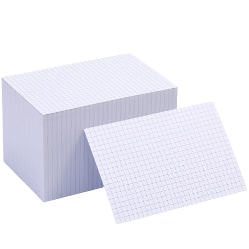 Karteikarten, 10,2 x 15,2 cm, doppelseitig dick, liniert, schwere Karteikarten für Studium, Schule, Zuhause und Büro, Weiß, 200 Stück Karteikarten, 10,2 x 15,2 cm, doppelseitig dick, liniert, schwere Karteikarten für Studium, Schule, Zuhause und Büro, Weiß, 200 Stück von Apprabbr
