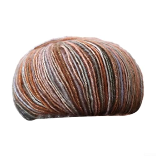 Baumwollknäuel zum Selbermachen, Camouflage, ideal zum Stricken, für Schals und Pullover, 50 g weiches Garn (3) von Aprilsunnyzone