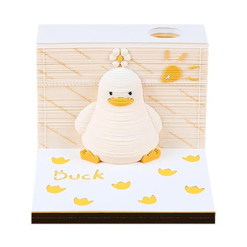 3d papier notizblock, 3D-Haftnotizen, Entenkalender, Dies ist eine handgerissene Papierskulptur 3d papier notizblock, 3D-Haftnotizen, Entenkalender, Dies ist eine handgerissene Papierskulptur von ApuaVireo&Co
