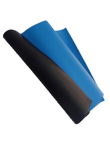 ApuaVireo&Co 3 mm dicke, antistatische, hochtemperaturbeständige Schreibtischunterlage aus PVC, blau, mehrere Größen(200x60x0.3cm) von ApuaVireo&Co