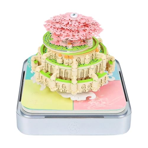 ApuaVireo&Co 3D Papier notizblock, Tageskalender 2025 for Abreißen, Rosa Schlossgebäude ApuaVireo&Co 3D Papier notizblock, Tageskalender 2025 for Abreißen, Rosa Schlossgebäude von ApuaVireo&Co