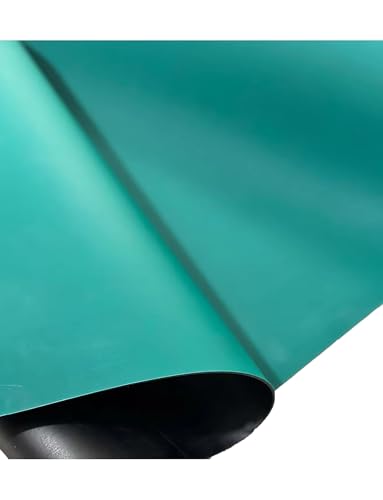 ApuaVireo&Co Antistatische PVC-Tischmatte, grün, mehrere Größen, 2/3/5 mm, for Werkbank, Erdung, Schreibtischunterlage(50x100x0.3cm) von ApuaVireo&Co