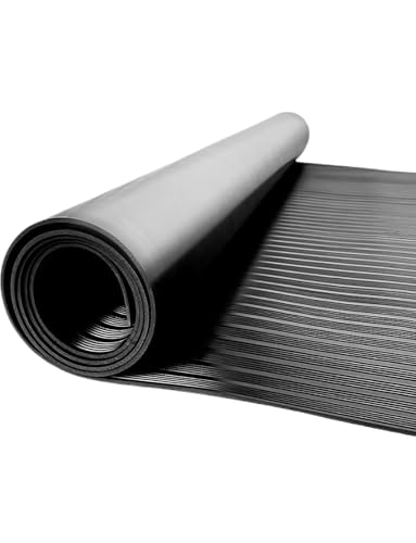 ApuaVireo&Co Antistatische Schreibtischunterlage, Hochspannungs-Isoliergummimatte, 0,6 x 100–300 cm, mehrfarbig(Black,100x0.6x120cm) von ApuaVireo&Co