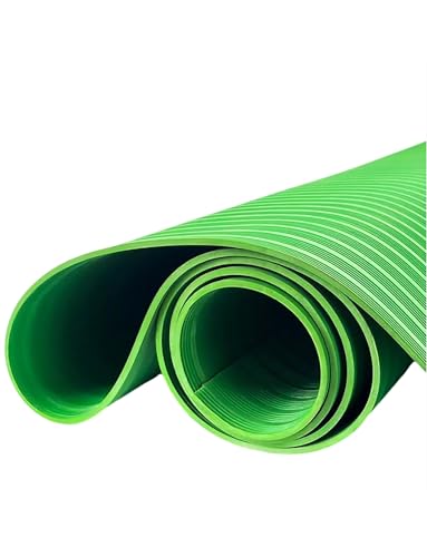 ApuaVireo&Co Antistatische Schreibtischunterlage, Hochspannungs-Isoliergummimatte, 0,6 x 100–300 cm, mehrfarbig(Green,100x0.6x300cm) von ApuaVireo&Co
